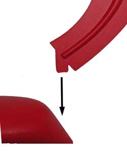 Insert tab into base