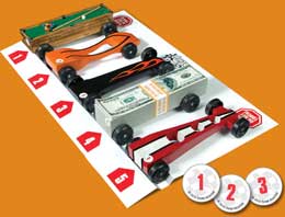 Derby Stop for Pinewood Derby Cars
