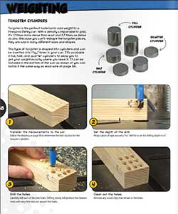 Adding weights to your pinewood derby car
