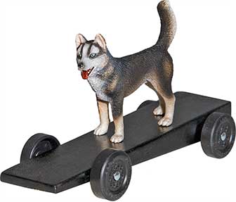 Husky Pinewood Derby Car