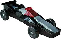 Black/Gray Lego kit for pinewood derby cars