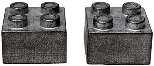 Zinc LEGO Brick Weights