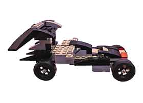 Black - Gray LEGO car kit