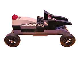Black - Gray LEGO car kit