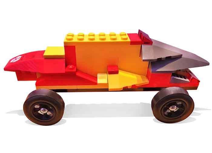 Extra Long LEGO Pinewood Derby Car 