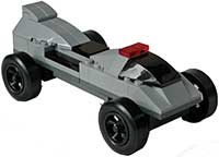 Gray lego car kit