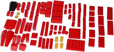 Lego pinewood derby car parts