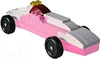 PInk/WhiteLego Car Kit