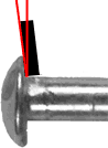 Taper the axle head