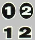 Cut out numbers