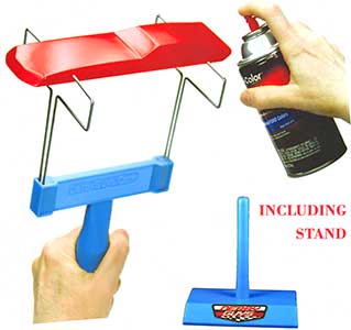 Pinewood Derby Paint Handle