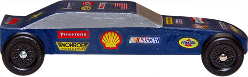 Example of completed stockcar