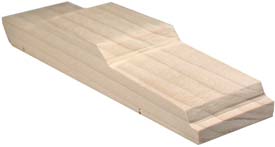 Side view of the Street Car pinewood derby car