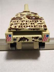 Tank rear view