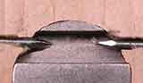 Slot for axles